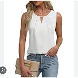 Blooming Jelly Womens Tank Top Dressy Casual Blouse Sleeveless..  Sz L NWT